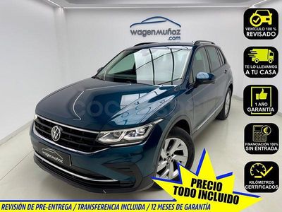 Usado VW Tiguan Life 150 CV (110 kW) 2021 Azul SUV