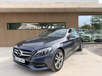 Usado Mercedes C220 Avantgarde 170 CV (125 kW) 2015 Gris / plata Berlina