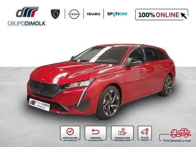 Usado Peugeot 308 SW GT 130 CV (95 kW) 2022 Rojo Familiar