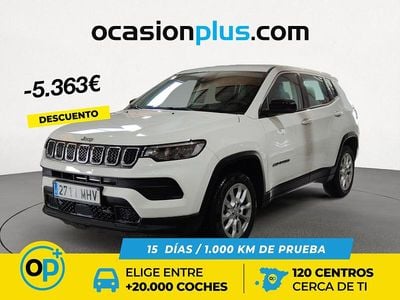 Blanco Usado 2023 Jeep Compass Longitude SUV | 26.990 € (Precio justo)