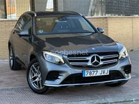 Usado Mercedes GLC220 AMG line 170 CV (125 kW) 2017 Gris / plata SUV