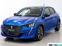 Usado Peugeot 208 GT-line 100 CV (73 kW) 2019 Azul Utilitario