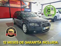 Usado Audi A3 Ambition 200 CV (147 kW) 2006 Negro Utilitario