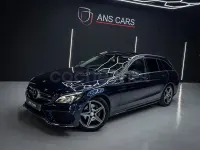 Usado Mercedes C220 AMG 170 CV (125 kW) 2016 Azul Familiar