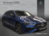 Usado Mercedes CLA250e AMG line 163 CV (119 kW) 2024 Azul denim metalizado Coupe