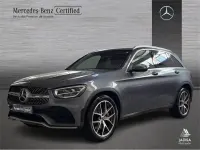 Usado Mercedes GLC220 194 CV (142 kW) 2021 Gris selenita SUV
