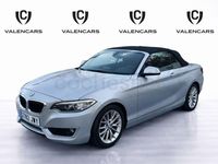 Usado BMW 218 Comfort Edition 150 CV (110 kW) 2017 Gris / plata Descapotable