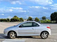 Usado Peugeot 206 CC 110 CV (80 kW) 2005 Gris / plata Descapotable