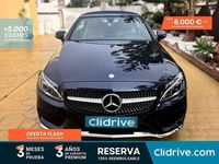 Usado Mercedes C220 170 CV (125 kW) 2017 Azul Descapotable