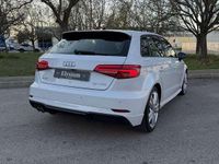 Usado Audi A3 Sportback S-Line 150 CV (110 kW) 2019 Blanco Utilitario