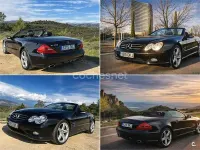 Usado Mercedes SL350 245 CV (180 kW) 2005 Negro Descapotable