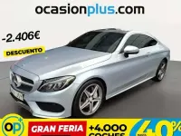 Usado Mercedes C250 204 CV (150 kW) 2016 Plateado Coupe