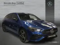 Usado Mercedes CLA250e AMG line 163 CV (119 kW) 2024 Azul denim metalizado Coupe