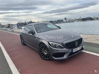 Usado Mercedes C250 AMG line 204 CV (150 kW) 2017 Gris / plata Coupe