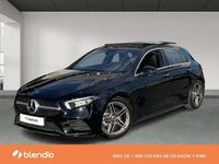 Usado Mercedes A180 AMG line 137 CV (100 kW) 2019 Negro Berlina