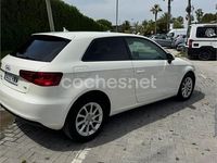 Usado Audi A3 Ambiente 105 CV (77 kW) 2014 Blanco Berlina