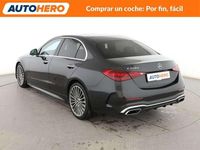Usado Mercedes C220 AMG line 200 CV (147 kW) 2022 Negro Berlina