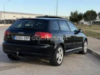 Usado Audi A3 Ambiente 140 CV (102 kW) 2005 Negro Utilitario