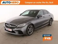 Usado Mercedes C200 AMG line 197 CV (144 kW) 2020 Gris Berlina