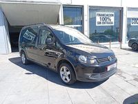 Usado VW Caddy Maxi Trendline 102 CV (75 kW) 2014 Negro Monovolumen