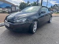 Usado VW Golf Cabriolet 105 CV (77 kW) 2012 Negro Descapotable