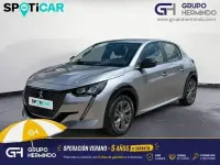 Usado Peugeot e-208 Active 100 kW (136 CV) 2023 Gris Utilitario