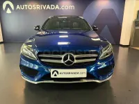 Usado Mercedes C220 170 CV (125 kW) 2018 Azul Familiar
