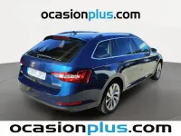 Usado Skoda Superb Ambition 150 CV (110 kW) 2016 Azul Familiar