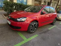 Usado VW Golf VI Advance 122 CV (89 kW) 2009 Rojo Utilitario