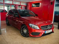 Usado Mercedes C220 AMG 170 CV (125 kW) 2016 Rojo Familiar