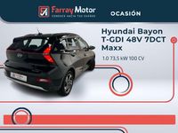 Usado Hyundai Bayon 100 CV (73 kW) 2022 Negro SUV