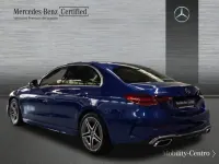 Usado Mercedes C220 AMG line 200 CV (147 kW) 2022 Spektral blue  metallic paint Berlina
