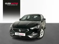 Usado Seat Leon FR 130 CV (95 kW) 2023 Negro Berlina