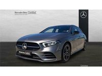 Usado Mercedes A180 AMG line 116 CV (85 kW) 2022 Gris montaña Berlina