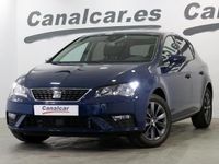 Usado Seat Leon Style 110 CV (80 kW) 2018 Azul Utilitario