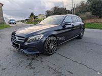 Usado Mercedes C200 Avantgarde 136 CV (100 kW) 2015 Azul Familiar