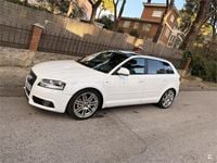 Usado Audi A3 S-Line 140 CV (102 kW) 2009 Blanco Berlina