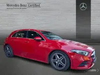 Usado Mercedes A180 AMG line 136 CV (100 kW) 2019 Rojo júpiter