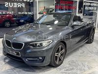Usado BMW 218 150 CV (110 kW) 2016 Gris / plata Descapotable