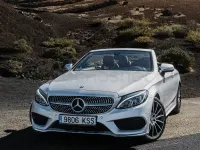 Usado Mercedes C300 245 CV (180 kW) 2016 Gris / plata Descapotable