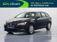 Usado Seat Leon ST Style 110 CV (80 kW) 2016 Negro Familiar