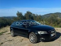 Usado Audi A3 105 CV (77 kW) 2009 Negro Berlina