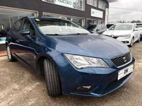 Usado Seat Leon Style 110 CV (80 kW) 2016 Azul Utilitario