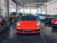 Usado Porsche 911 370 CV (272 kW) 2018 Naranja Coupe