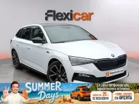 Usado Skoda Scala Monte Carlo 150 CV (110 kW) 2023 Blanco Utilitario