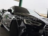 Usado Audi A3 S-Line 115 CV (84 kW) 2018 Negro Berlina