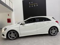 Usado Mercedes A180 AMG line 122 CV (89 kW) 2015 Blanco Berlina