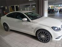 Usado Mercedes C220 170 CV (125 kW) 2011 Blanco Coupe