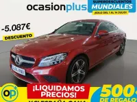 Usado Mercedes C200 184 CV (135 kW) 2018 Rojo Coupe