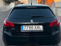 Usado Peugeot 308 Allure 120 CV (88 kW) 2017 Negro Berlina